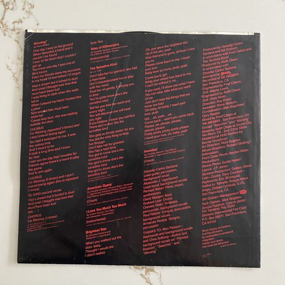 3/$21 Vintage Santana – Zebop 1981 Vinyl LP Columbian Record - Picture 6 of 11